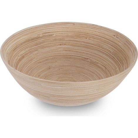 Cesta de bambú para frutas y verduras, elemento decorativo de cocina, 25 cm (1/4)