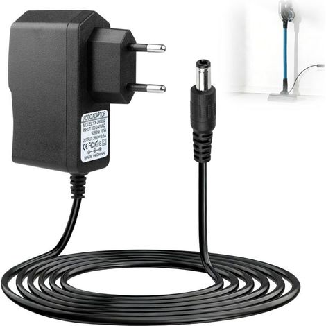 26V 500mA Chargeur pour Aspirateur Hoover H-Free 100/200/500/700/800, Adaptateur d'alimentation pour HF122RH HF122GPT HF522NPW HF522SFP Aspirateur Balai sans Fil, Câble de Chargeur 1,8 Mètre (1/5)