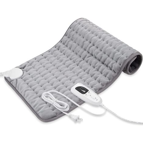 Sous-couverture électrique, 60 x 30 cm, arrêt automatique, protection contre la surchauffe, 6 réglages de température, lavable, chauffe-matelas adapté à tous les matelas standard (1/3)