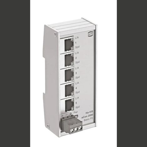 [NEUWERTIG] B-Ware Harting Switch Verteiler Ethernet Umschalter Industrial Fast Ethernet Unmanaged