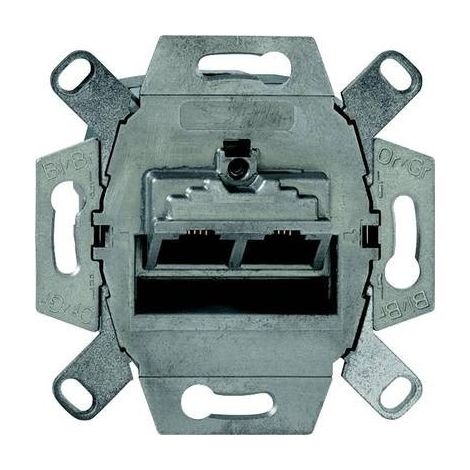 BUSCH-JAEGER 0218/12-101 SCATOLA DI GIUNZIONE SCHERMATA UAE RJ 45 CAT GORY 6A ISO (1/2)