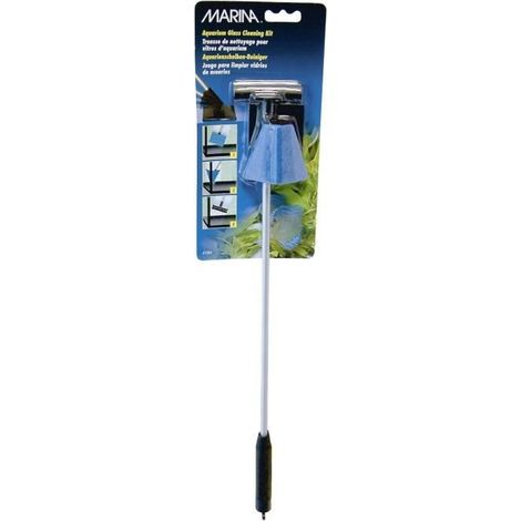kit nettoyage aquarium Marina 3 In 1 manche 52 cm lame éponge (1/2)