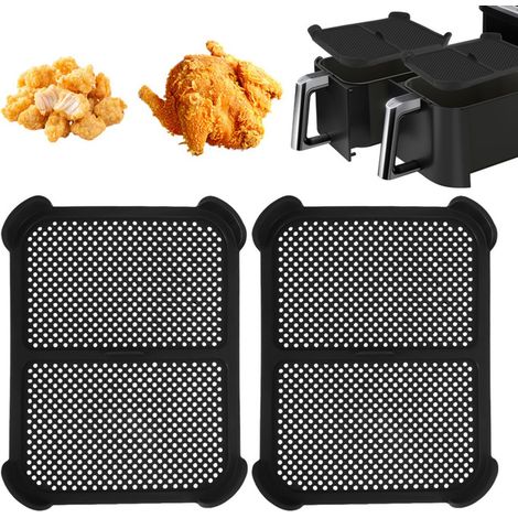 2pcs Protections Anti-éclaboussures pour  , Silicone Air Fryer Accessoires