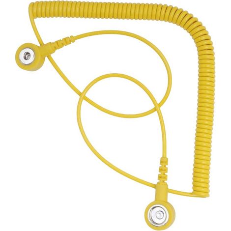 BERNSTEIN Tools for Electronics Cavo a spirale ESD Giallo