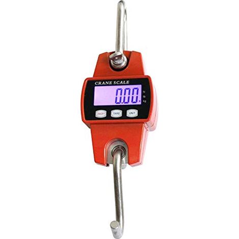 300kg Hängewaage LCD-Display Digital Lastenwaage Mini Tragbare Waage Industriewaage Kranwaage Landwirtschaft Zugwaage Wildwaage (1/5)