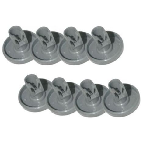 kit 8 roulettes panier infèrieur gris Lave-vaisselle AEG Favorit Privileg Zanussi