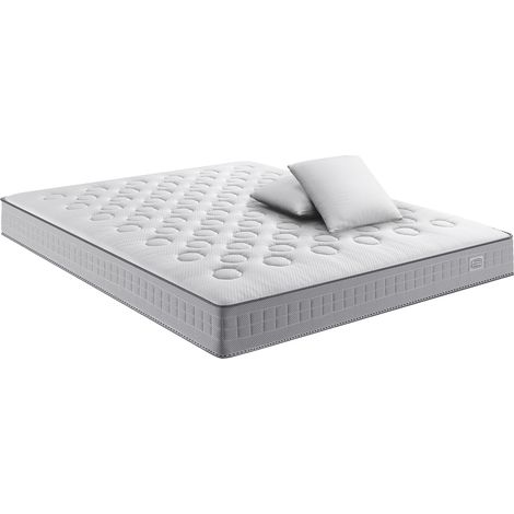 Matelas INITIAL 160x200, ressorts ensachés, ferme, H23 + 2 OREILLERS 60x60 (1/5)