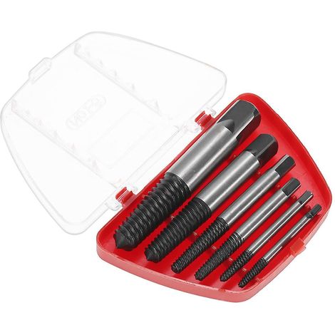 Set mit 6 Ausdrehern für abgebrochene Schrauben und Bolzen, einfach zu bedienende Bohrer, 3–22 mm