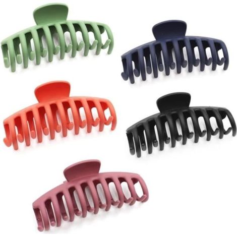 Pinces à Cheveux - Noname - 5pcs - Antidérapantes - Pour Cheveux Épais - Accessoires de Coiffure (1/4)