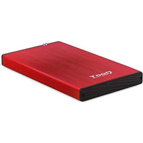 TooQ TQE-2527R caja para disco duro externo Caja de disco duro (HDD) Negro, Rojo 2.5" (1/5)