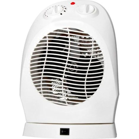 WURKO calefactor oscilante zafiro 2000w , Calefactor oscilante Zafiro 2000WFunción aire fríoTermostato ajustableProtección contra el sobrecalentamientoPlástico anti