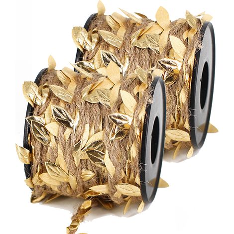 Corde En Chanvre - 5 mm - 20 M - Pour Jardinage Décoration Artisanat Et Emballage Cadeaux (1/5)