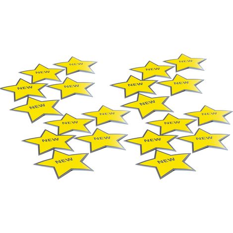 SMIT VISUAL, Symbole magnétique NEW STAR, l x h 63 x 60 mm, (1/3)