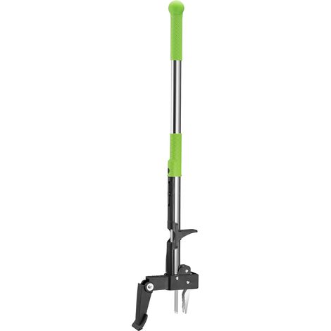 Estrattore per Erbacce con Artigli e Pedale per Giardino in Acciaio Inox Verde (1/4)