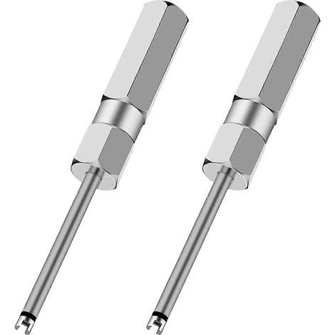 Kit de 2 outils pour retirer l'obus de valve, tournevis extracteur d'obus de valve, outil pour valve de pneu Schrader (1/5)
