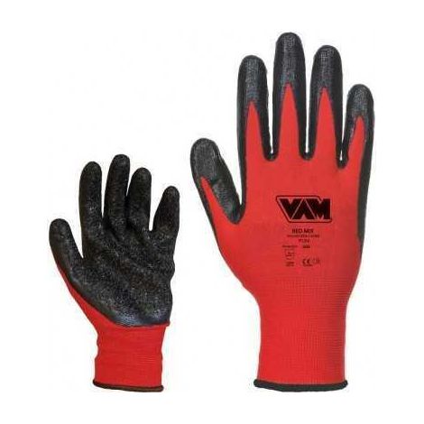 GUANTO RED MIX SPALM. CRINKLE Tg. 8