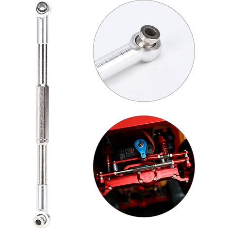 Tige de direction supérieure compatible avec les camions militaires MN-D90, MN-91 et FJ-45 (accessoires de mise à niveau, argent, MN-016S) (1/4)