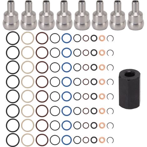 GARRYFIZH Kit de réparation fuite rail huile, joints torique injecteur pour Ford Powerstroke 6.0L 2003‑2010 (1/5)