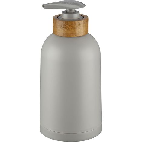 Distributeur de savon Espino, bambou gris, plastique (1/5)