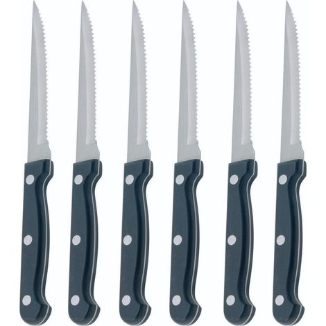 Kitchen Craft KCSTEAK6 Deluxe - Set de 6 Fleischmesser de