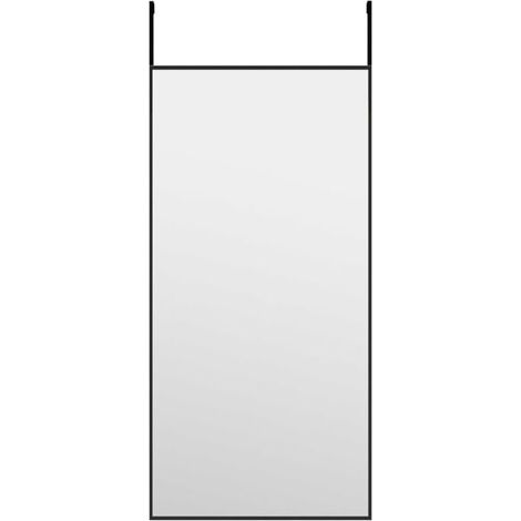 Rétroviseurs latéraux noirs, dimensions 30x60 cm, en verre et alliage d'aluminium. (1/5)