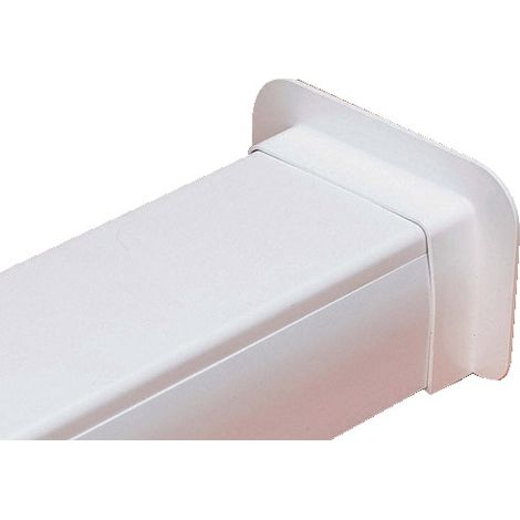Mezza rosa di supporto Goulotte Super Optimal - bianco 9003