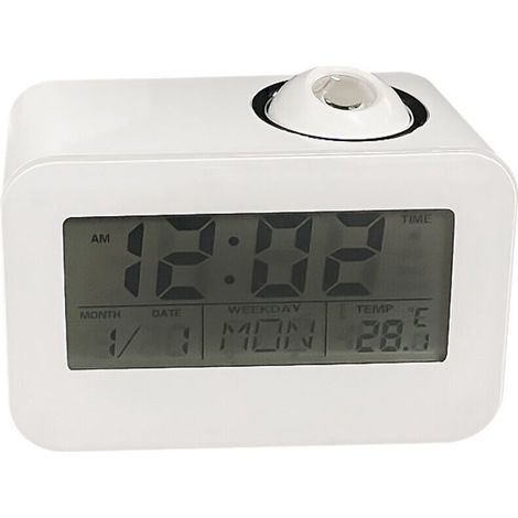 Projection contrlée par le son vocal Réveil LED parlant Snooze Projecteur de date (1/5)