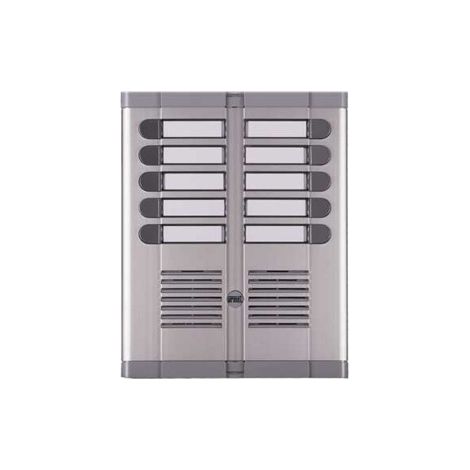 Frontale 10 pulsanti su due file con scatola per posto esterno 925/210