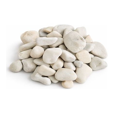 Pierres ornementales blanches 3 kg (30-50 mm) – Galets décoratifs pour jardin, plantes et aquarium – Pierres naturelles (1/4)