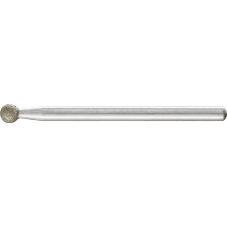 PFERD TOOLS Diamant-Schleifstift Kugel Ø4,0mm Schaft-Ø3 mm D91 (fein) zum Gravieren und Entgraten 5 Stk (1/5)