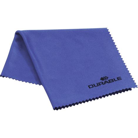 Durable TECHCLEAN panno in microfibra blu 20x20 cm (1/5)