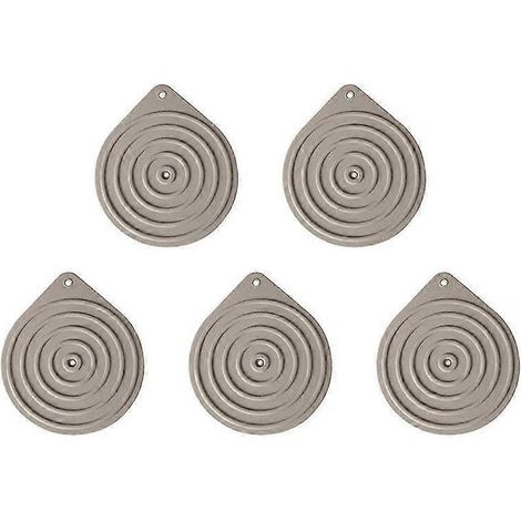 Set mit 5 mikrowellengeeigneten Silikon-Speisenwärmern, rutschfesten Backmatten für Öfen und heiße Pfannen (siehe Foto)