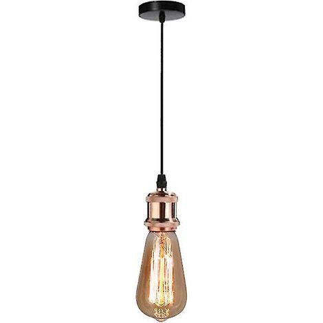 1 lampe suspendue en fer (1/3)