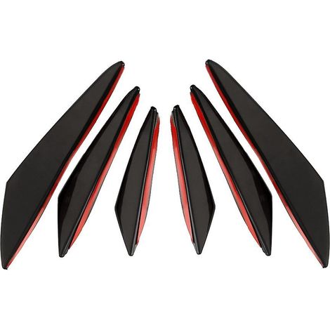 Universelle Karosserie-Kits Frontstoßstange Finnensplitter Spoiler Canards Blenden Paste Typ für Reparatur Wartung
