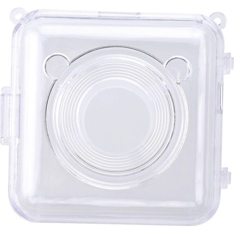 Étui de protection en plastique pour imprimante thermique A6 avec dragonne, anti-poussière, anti-choc et anti-rayures (1/4)