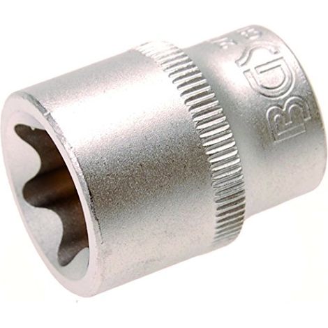 BGS Steckschlüssel-Einsatz E-Profil Antrieb Innenvierkant 10 mm (3/8") SW E20 - 2715