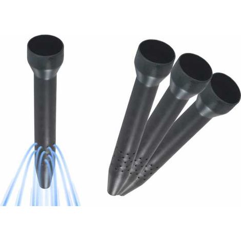 Set di 3 Maximex 7199003500 radice versatore, in plastica polipropilene, 5,5 x 30 x 5,5 cm, Nero (1/5)