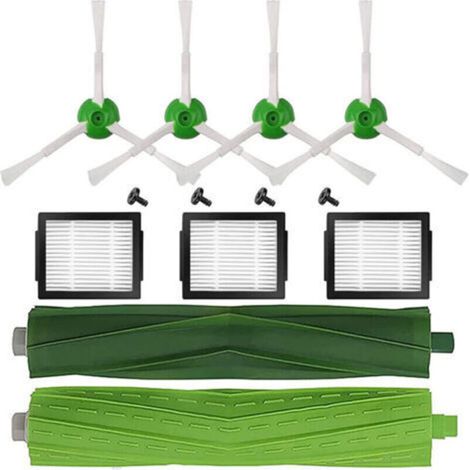 Kit De Remplacement Pour Robot Aspirateur - Filtre + Brosse Latérale + Brosse Multiface - Compatible Roomba E5 E6 E7 I3 I4 I6 I7 I8 J7 - 1 Ensemble (1/5)
