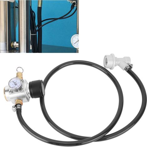 Mini régulateur de gaz CO2, manomètre de niveau 2 avec soupape de sécurité, compatible avec Sodastream (1/5)