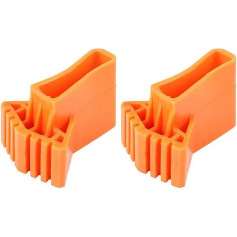 4 Piezas Cubiertas para Pies de Escalera, Pies de Escalera Antideslizantes de PVC para Escaleras Cubiertas de Goma Antideslizantes, Almohadilla de protección de Escalera (1/5)
