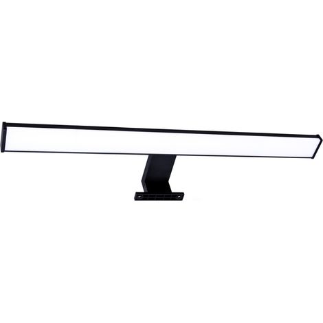Applique bagno LED 12W 4000K 60cm nero IP44 Polux (1/2)