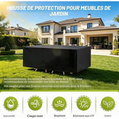 Outdoor Garden Furniture Cover 420D Oxford Waterproof 213 x 52 x (1/3)