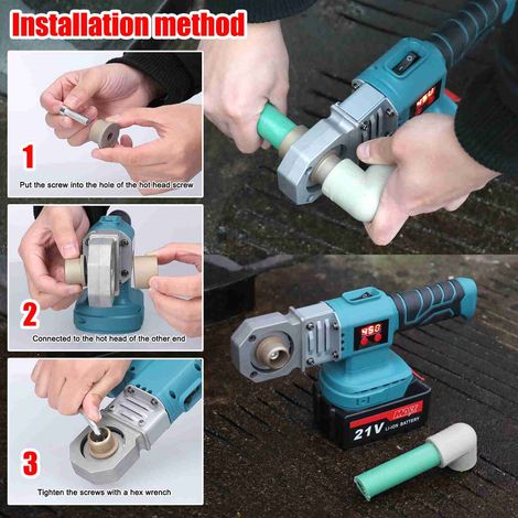 Dispositif de fusion de conduites d'eau, Machine à souder PPR, réglage de la température, outil pour tuyaux en plastique (1/5)