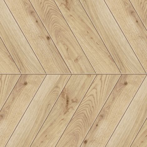 Carrelage effet Parquet Bois Chêne Ivoire Chevron Pointe de Hongrie 45x32,5x0,95 cm Mat Bravino - Sol et mur intérieur (vendu par carton de 1,168 m²) - RO'MA CARRELAGE
