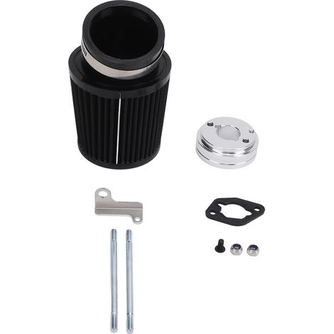 Kit filtro aria ad alte prestazioni da 60 mm, efficiente sistema di pulizia dell'aspirazione per mini moto e go-kart da 212 cc e 6,5 CV. (1/5)