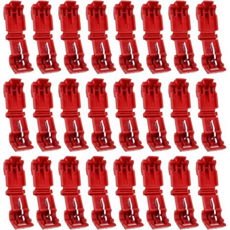 24 pinces de connexion pour robot tondeuse, câble périphérique, connecteur en T, Power Thief pour tondeuses, robots tondeuses, Husqvarna Automower, Worx, Bosch (1/5)