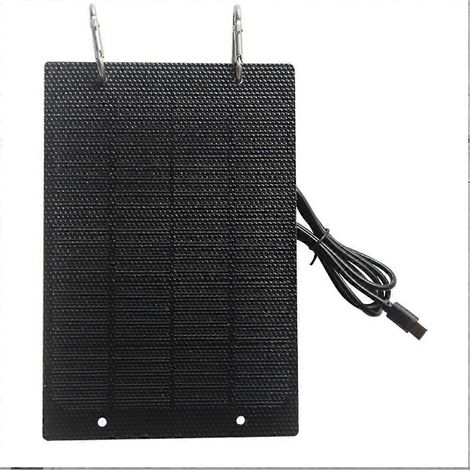5W 5V ETFE-Solarladegerät mit Typ-C-Ausgang für Mobiltelefone, Überwachungskameras, Garten- oder Straßenbeleuchtung (1/5)