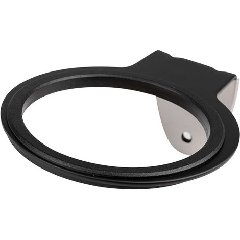 Supporto per asciugacapelli da parete Q97 di colore nero (1/5)