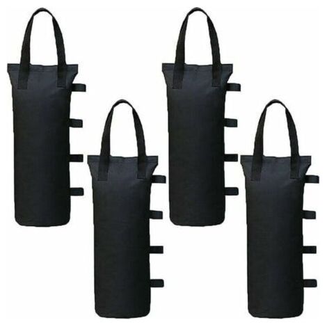 BUNTHAUS Lot de 4 Poids de Gazebo pour Tonnelle et Pavillon, Sac de Lestage Sable pour Jambes, Tentes Pare-Soleil, Parasol