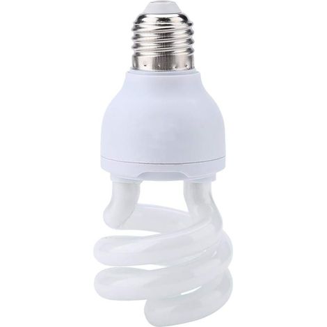 Lampadina a spirale compatta da 13W UVB 5.0 per rettili, lampada solare per terrari tropicali, lucertole, tartarughe e serpenti. (1/5)